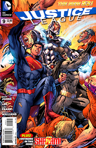 Cover of Justice League #9
